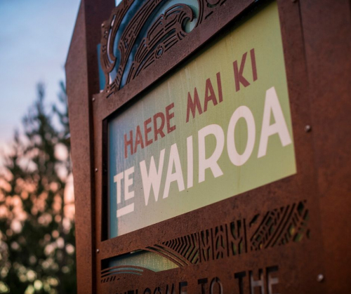 Wairoa sign canva