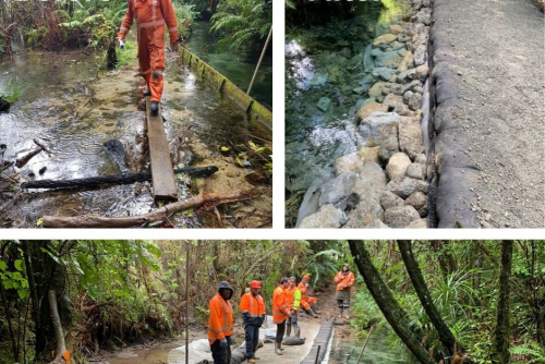 Fairy tale ending for Fairy Springs track repair